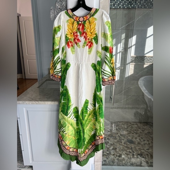 Farm Rio Fresh Forest Midi Dress - Picture 4 of 15